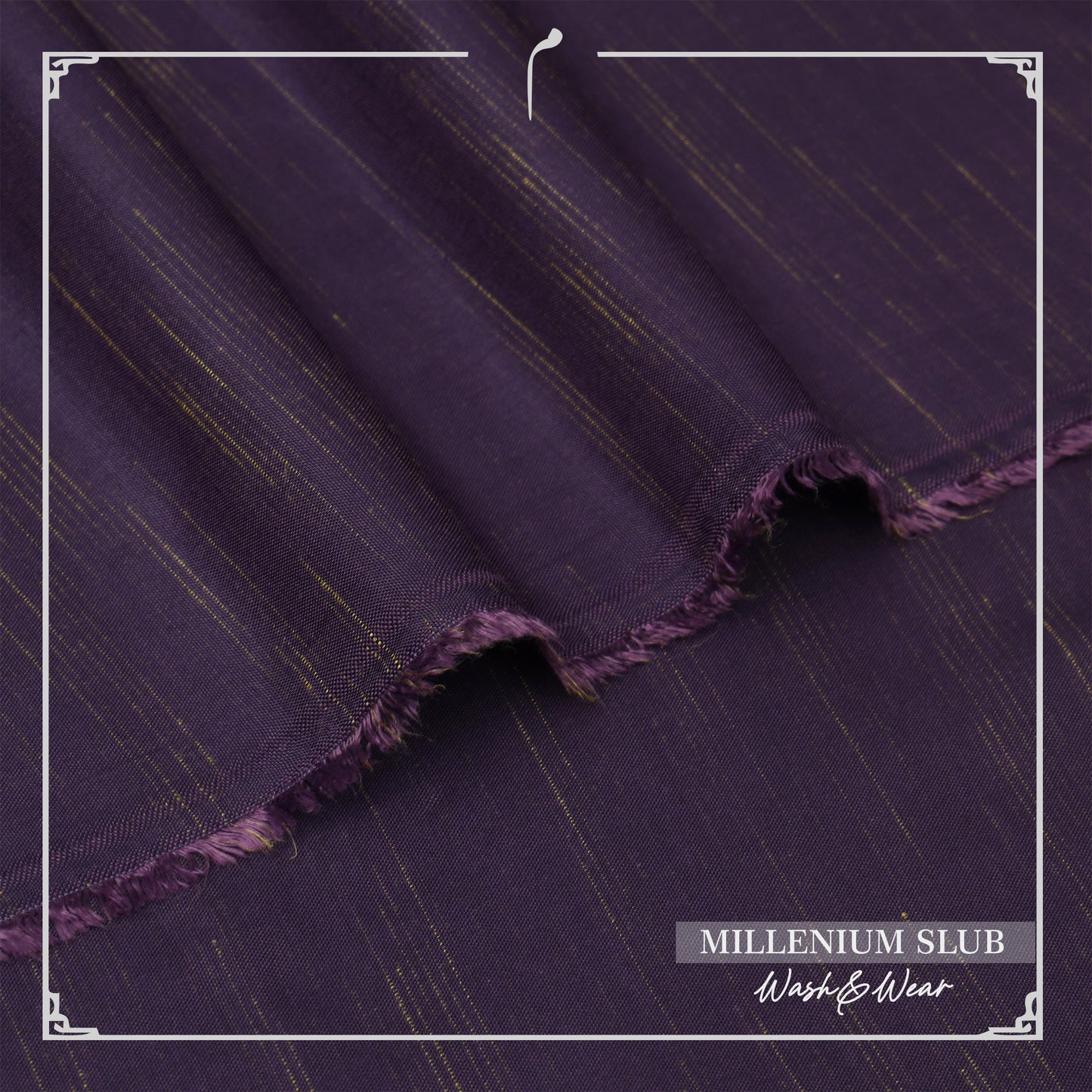 MILLENIUM Slub Wash&Wear - Purple - MS - 04