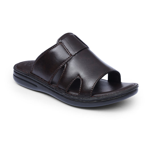 Hand Crafted Brown Leather Chappal - T11