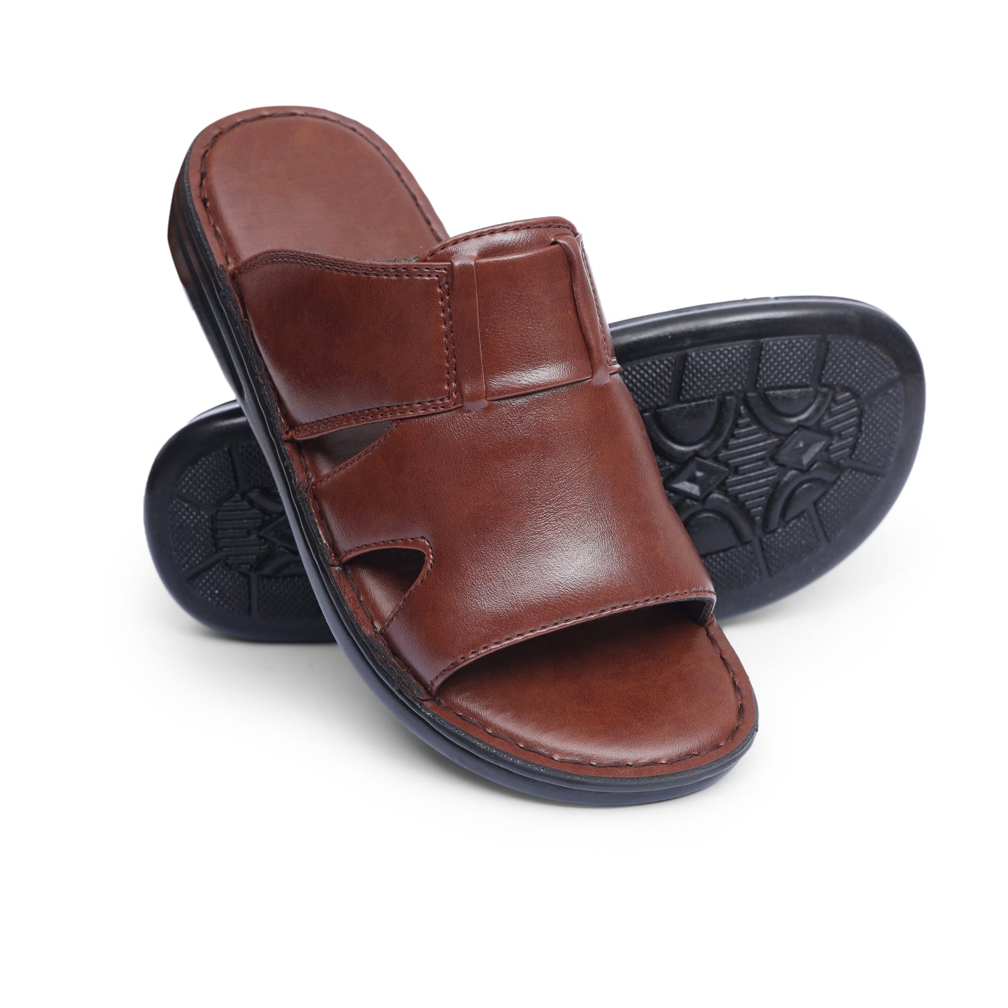 Hand Crafted Mustard Leather Chappal - T11
