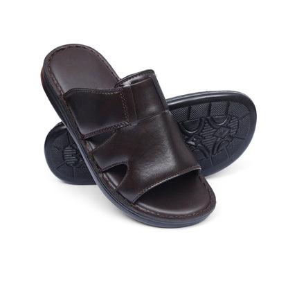 Hand Crafted Brown Leather Chappal - T11