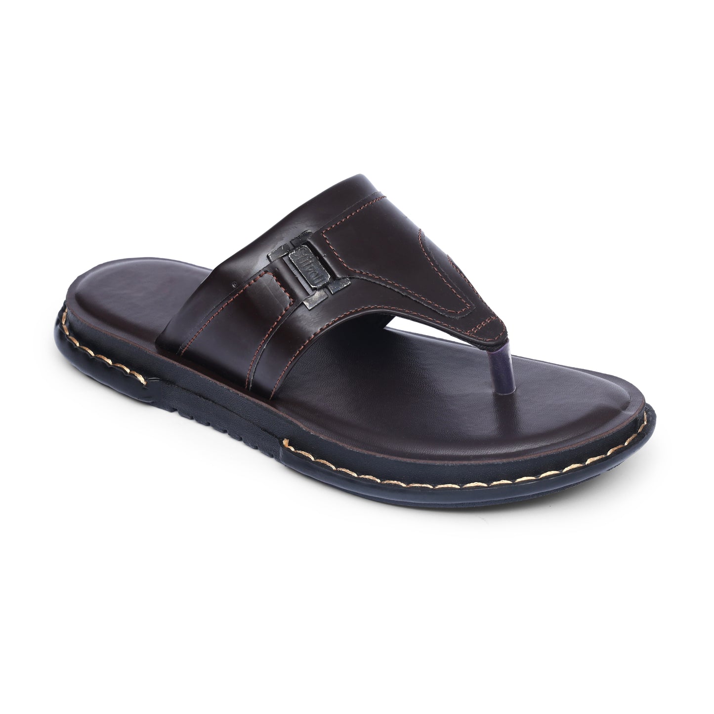 Burj Al-Dubai Brown Chappal - V8