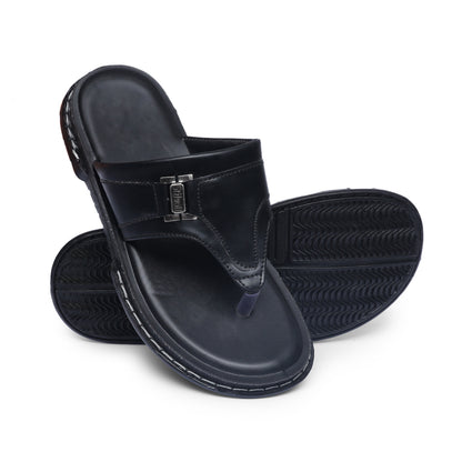 Burj Al-Dubai Black Chappal - V8