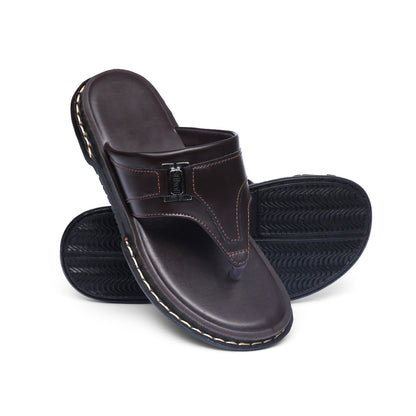 Burj Al-Dubai Brown Chappal - V8