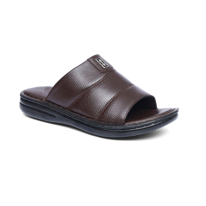 Hand Crafted Brown Leather Chappal - T13