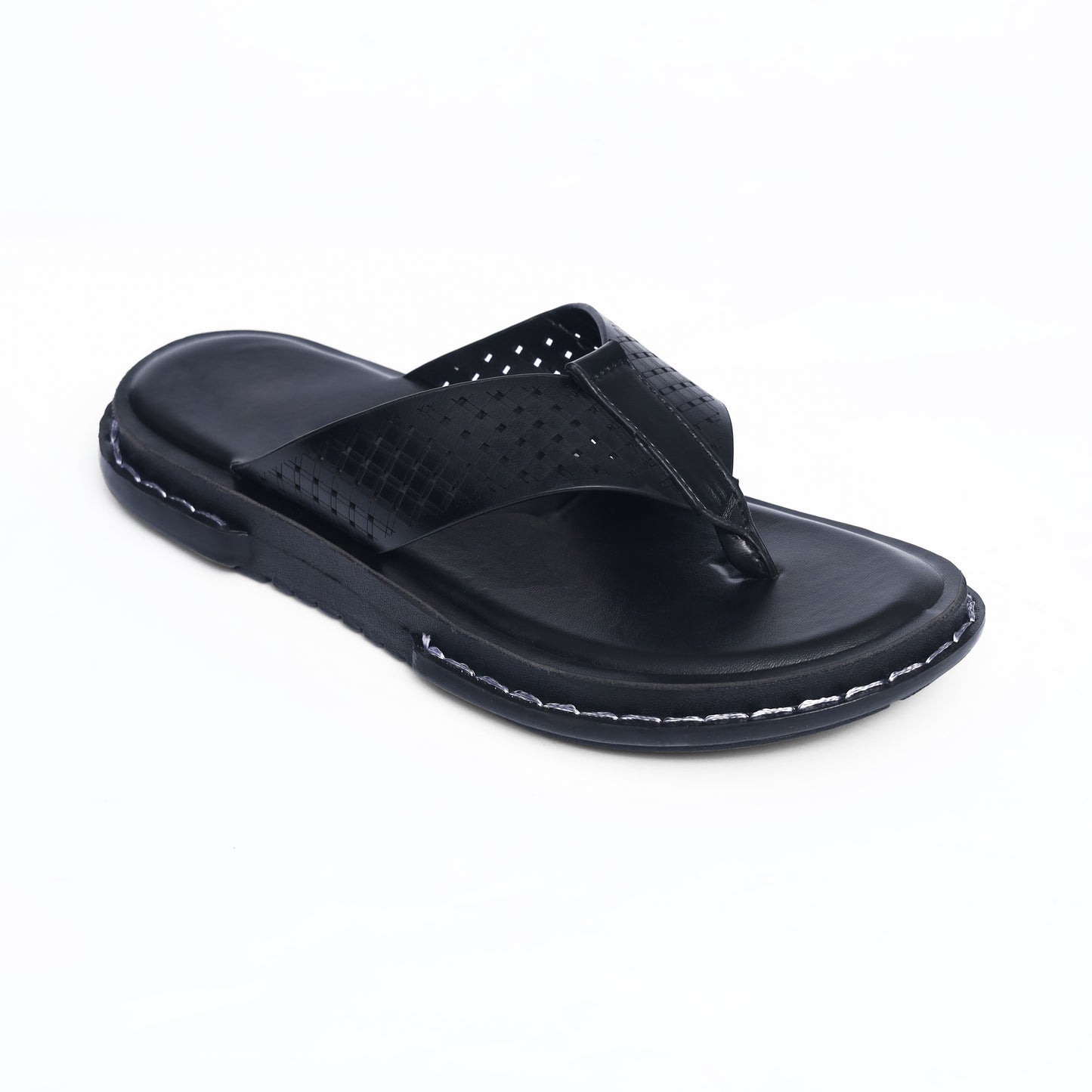 Burj Al-Dubai Black Chappal - V11