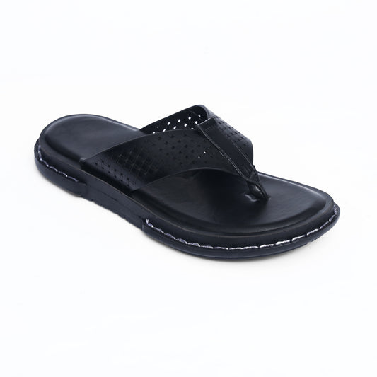 Burj Al-Dubai Black Chappal - V11