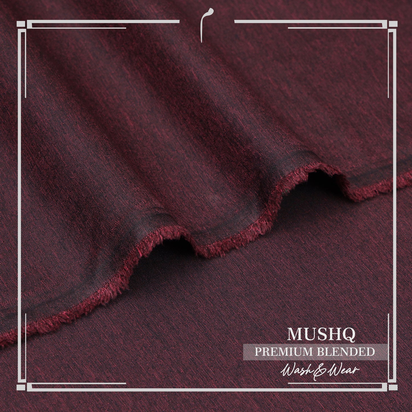 MUSHQ Blended Wash&Wear - Maroon - MW - 06